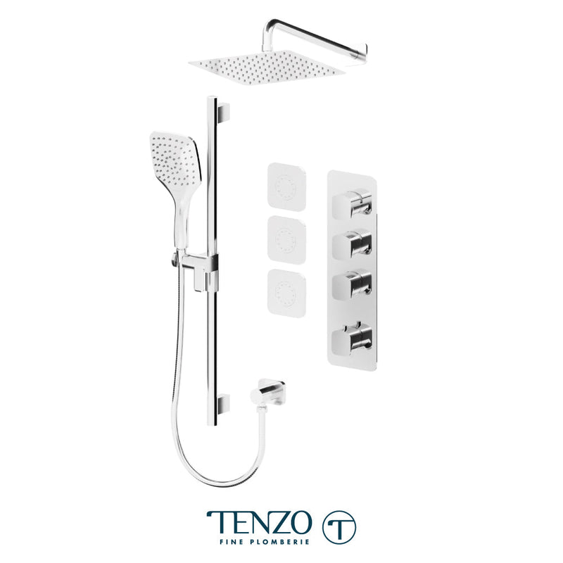 Tenzo Delano Extenza Kit 3 Functions Thermo Chrome Finish - DET43-571168-CR