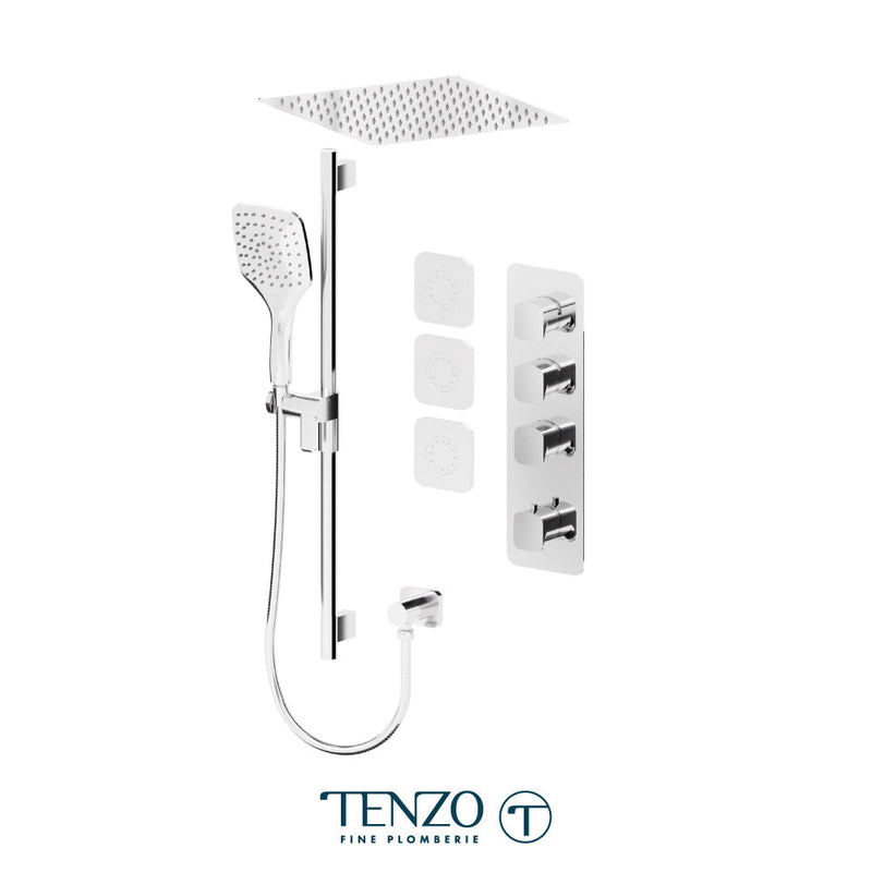 Tenzo Delano Extenza Kit 3 Functions Thermo Chrome Finish - DET43-601658-CR