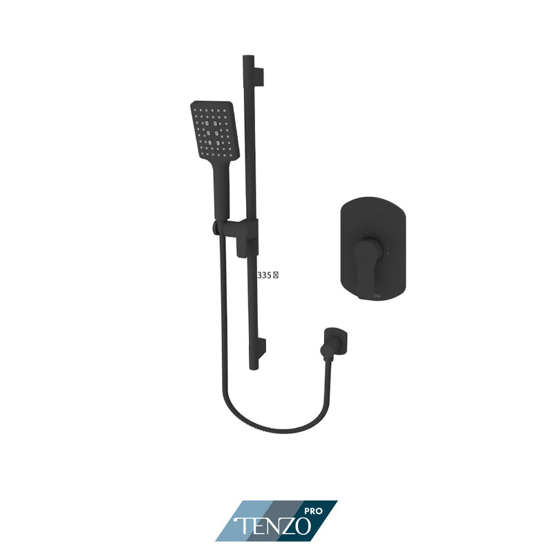 Tenzo Galia Tenzo Pro Kit 1 Function Pres Bal Matte Black Finish - GAPB21-1100-MB