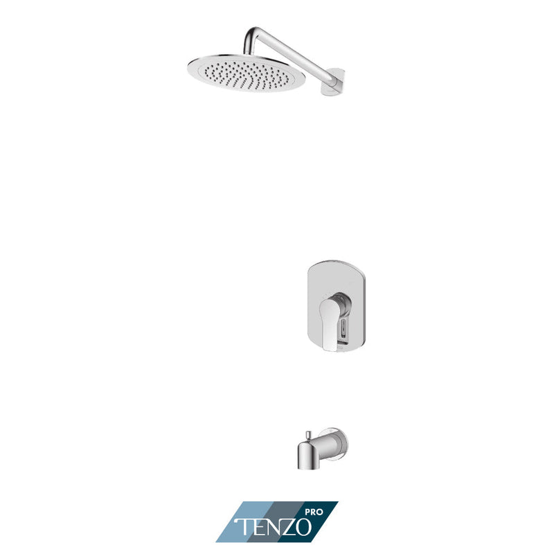 Tenzo Galia Tenzo Pro Kit 1 Function Pres Bal Chrome Finish - GAPB21-R0132-CR