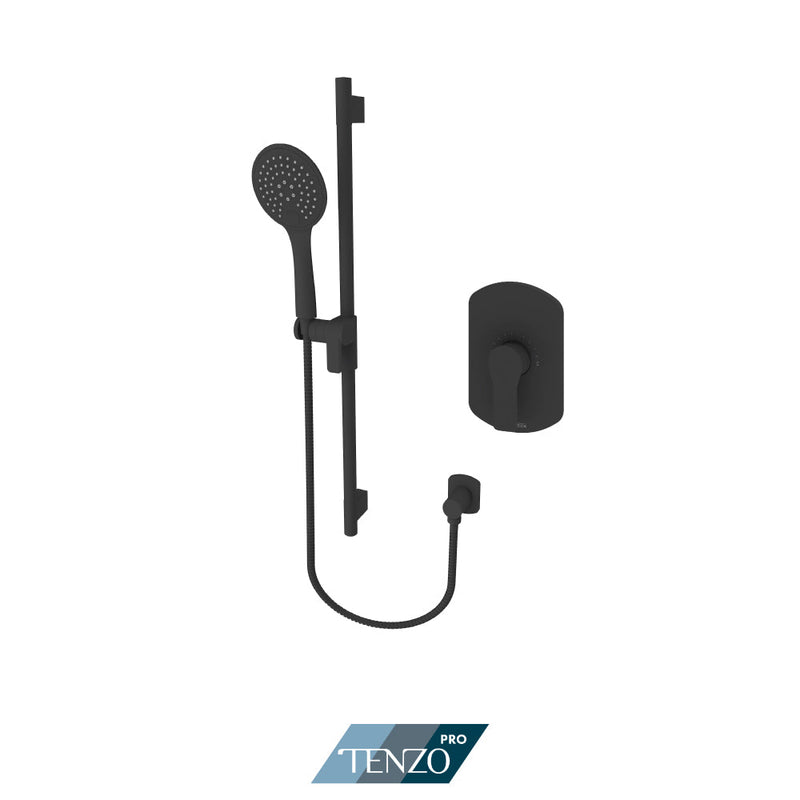 Tenzo Galia Tenzo Pro Kit 1 Function Pres Bal Matte Black Finish - GAPB21-R1100-MB
