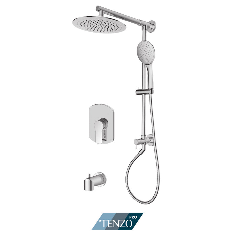 Tenzo Galia Tenzo Pro Kit 1 Function Pres Bal Chrome Finish - GAPB21-R1202-CR