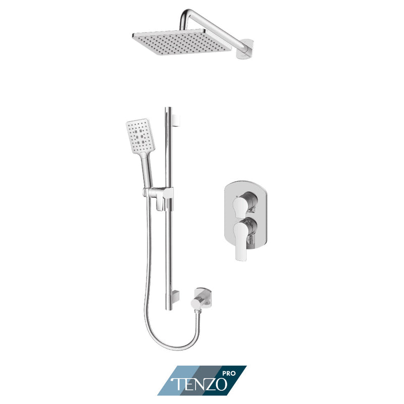 Tenzo Galia Tenzo Pro Kit 2 Functions Pres Bal Chrome Finish - GAPB22-1130-CR