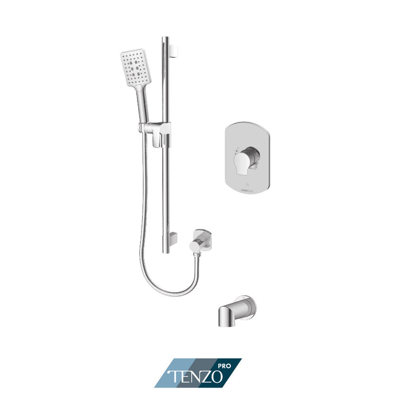 Tenzo Galia Tenzo Pro Kit 2 Rotary Functions Pres Bal Chrome Finish - GAPB22R-1102-CR