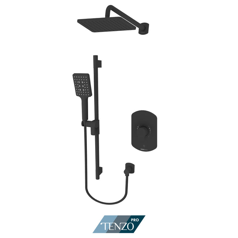Tenzo Galia Tenzo Pro Kit 2 Rotary Functions Pres Bal Matte Black Finish - GAPB22R-1130-MB