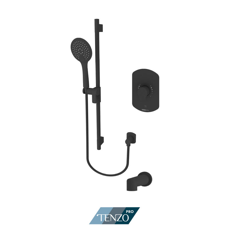 Tenzo Galia Tenzo Pro Kit 2 Rotary Functions Pres Bal Matte Black Finish - GAPB22R-R1102-MB