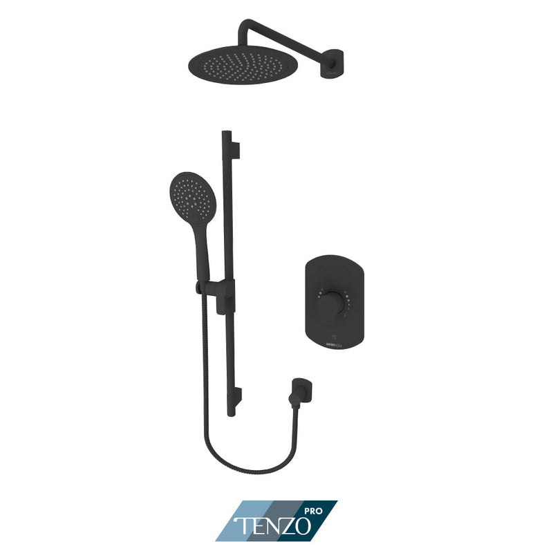Tenzo Galia Tenzo Pro Kit 2 Rotary Functions Pres Bal Matte Black Finish - GAPB22R-R1130-MB