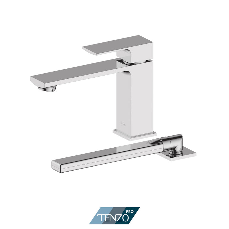 Tenzo Kalissa Deck Mount 2 Pcs Tub Filler Chrome - KA36-PB-CR