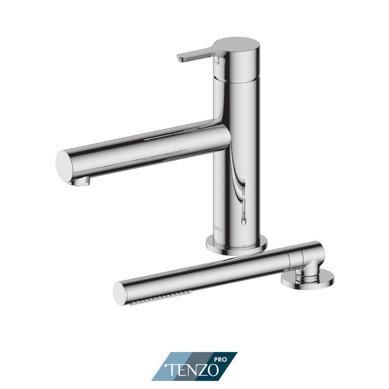 Tenzo Mylo Deck Mount 2 Pcs Tub Filler Chrome - MY36-PB-CR