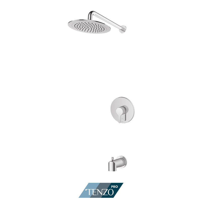 Tenzo Mylo Tenzo Pro Kit 1 Function Pres Bal Chrome Finish - MYPB21-0132-CR