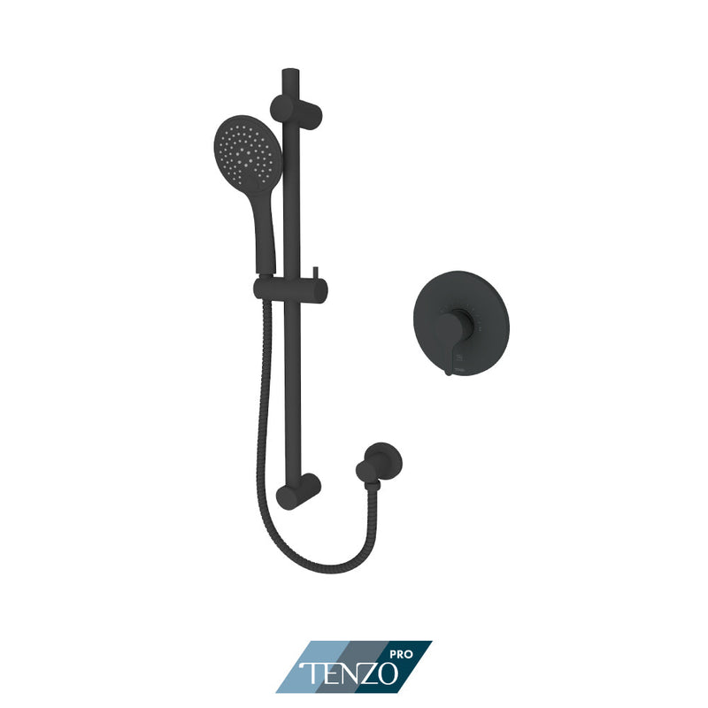 Tenzo Mylo Tenzo Pro Kit 1 Function Pres Bal Matte Black Finish - MYPB21-1100-MB