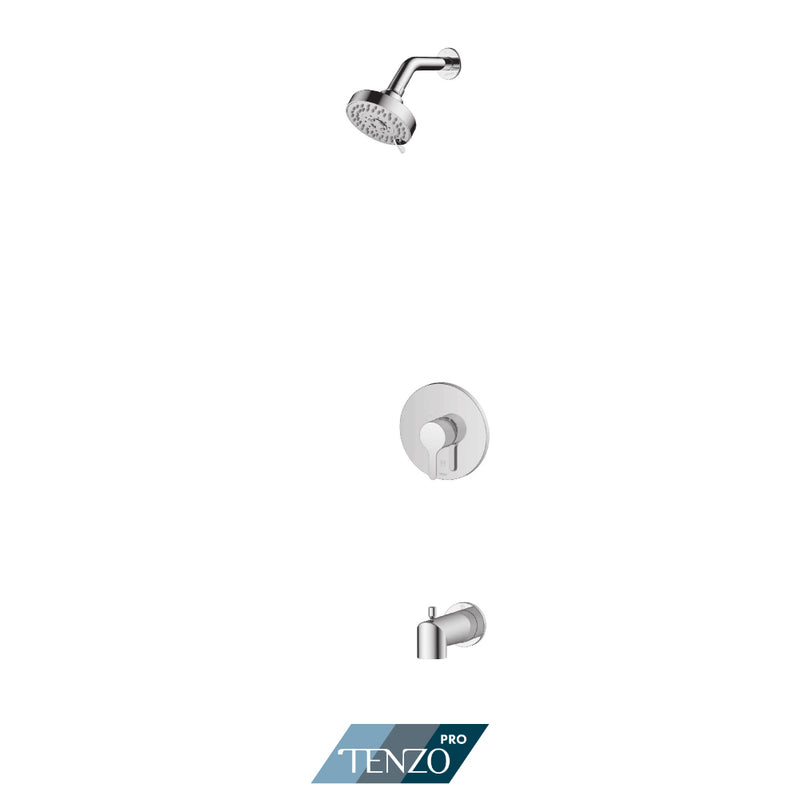 Tenzo Mylo Tenzo Pro Kit 1 Function Pres Bal Chrome Finish - MYPB21-0112-CR