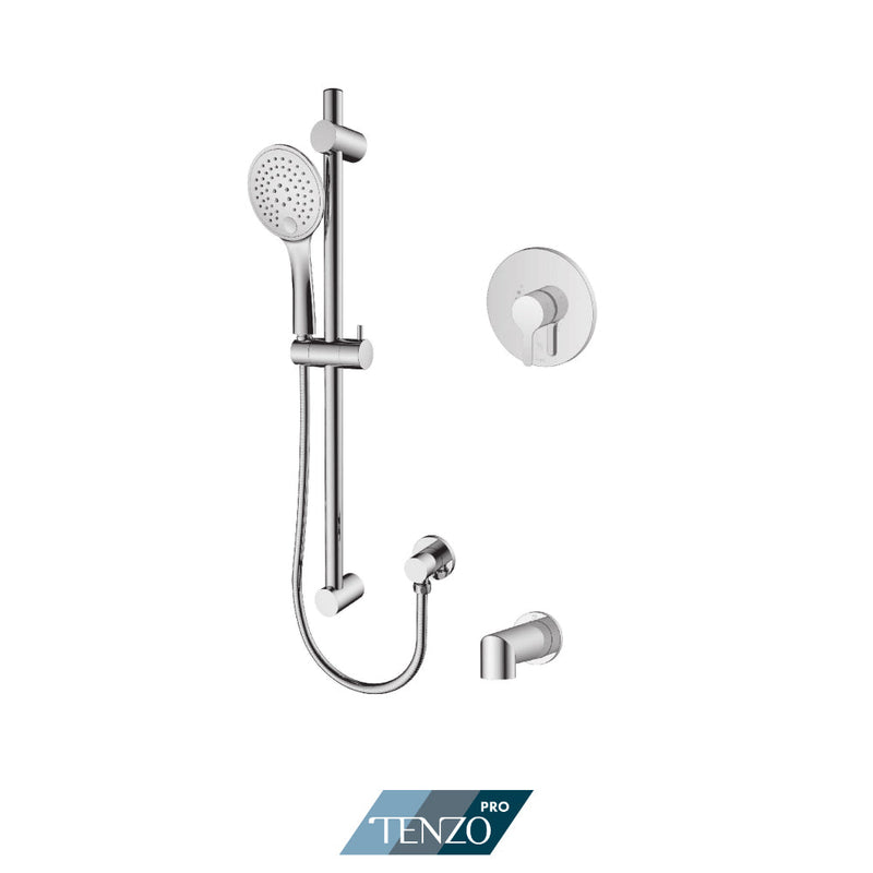 Tenzo Mylo Tenzo Pro Kit 2 Rotary Functions Pres Bal Chrome Finish - MYPB22R-1102-CR