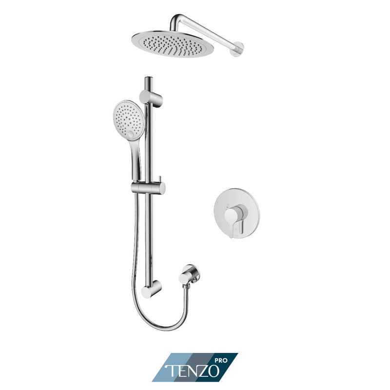 Tenzo Mylo Tenzo Pro Kit 2 Rotary Functions Pres Bal Chrome Finish - MYPB22R-1130-CR