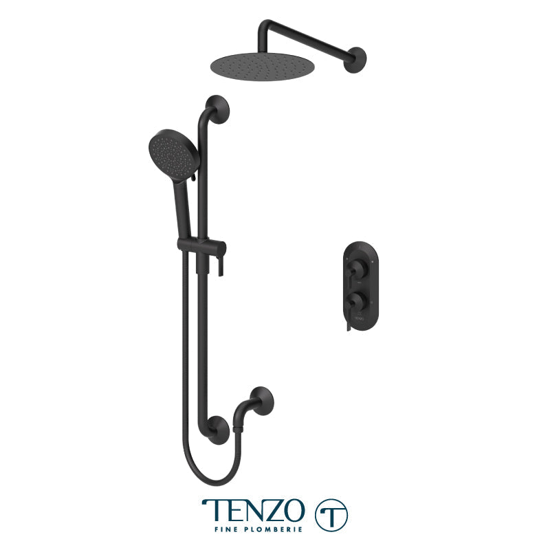 Tenzo Paloma T-Box Kit 2 Functions Pres Ba Matte Black - PALPB32-20111-MB