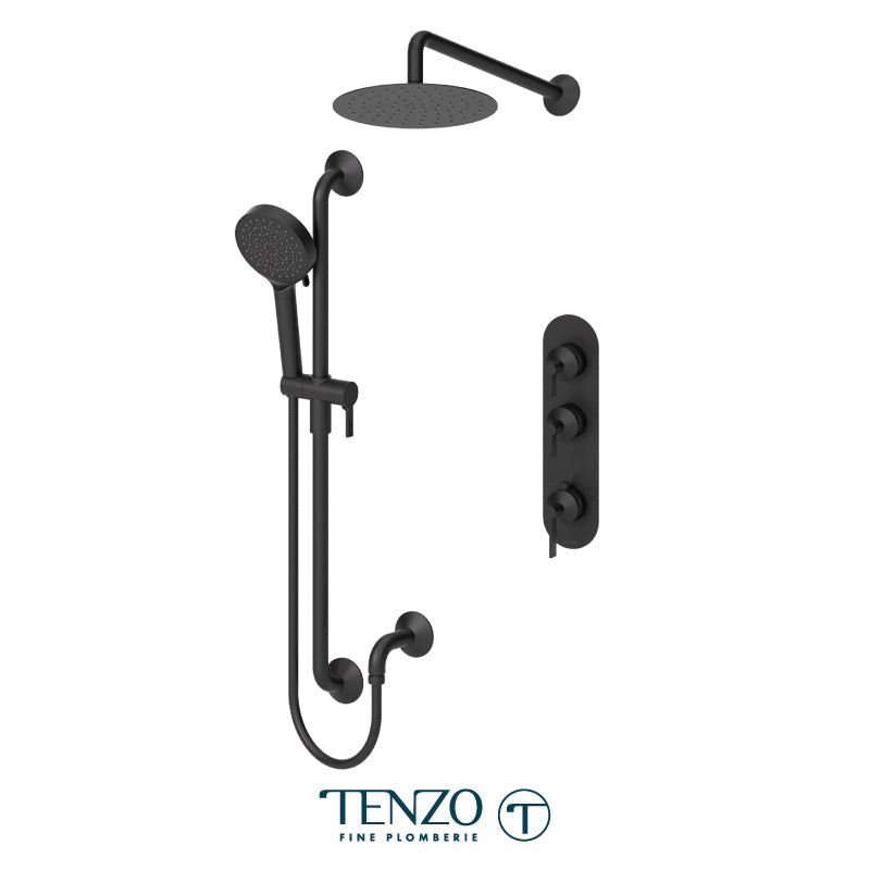 Tenzo Paloma Extenza Kit 2 Functions Thermo Matte Black - PALT42-20111-MB