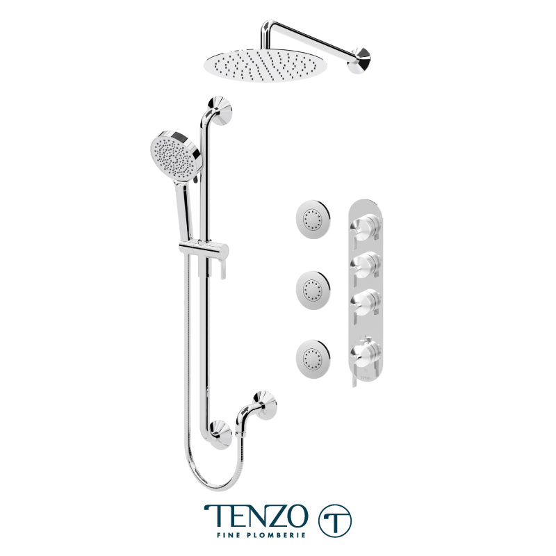 Tenzo Paloma Extenza Kit 3 Functions Thermo Chrome - PALT43-571112-CR