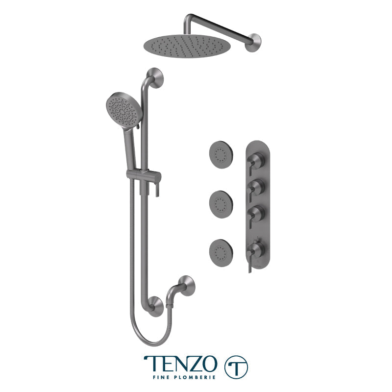 Tenzo Paloma Extenza Kit 3 Functions Thermo Gun Metal - PALT43-571112-GM