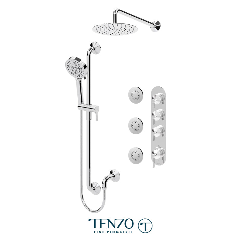 Tenzo Paloma Extenza Kit 3 Functions Thermo Chrome - PALT43-571168-CR