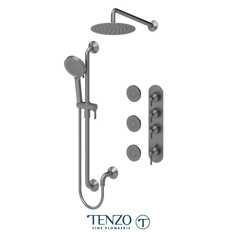 Tenzo Paloma Extenza Kit 3 Functions Thermo Gun Metal - PALT43-571168-GM