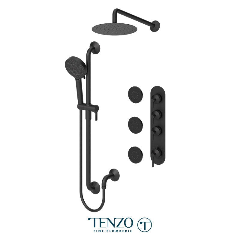 Tenzo Paloma Extenza Kit 3 Functions Thermo Matte Black - PALT43-571168-MB