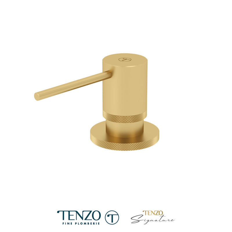 Tenzo Bellacio Soap Dispenser Brushed Gold - SD-BE-01-F-BG