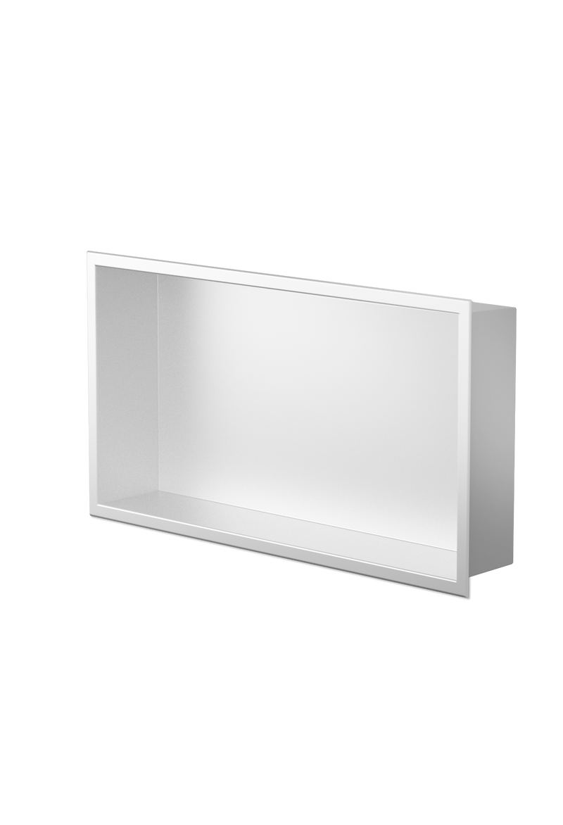 Zvelt Andy Bathroom Wall Niche 12" X 24" Matte White Finish - ALC-AND-12X24-W15