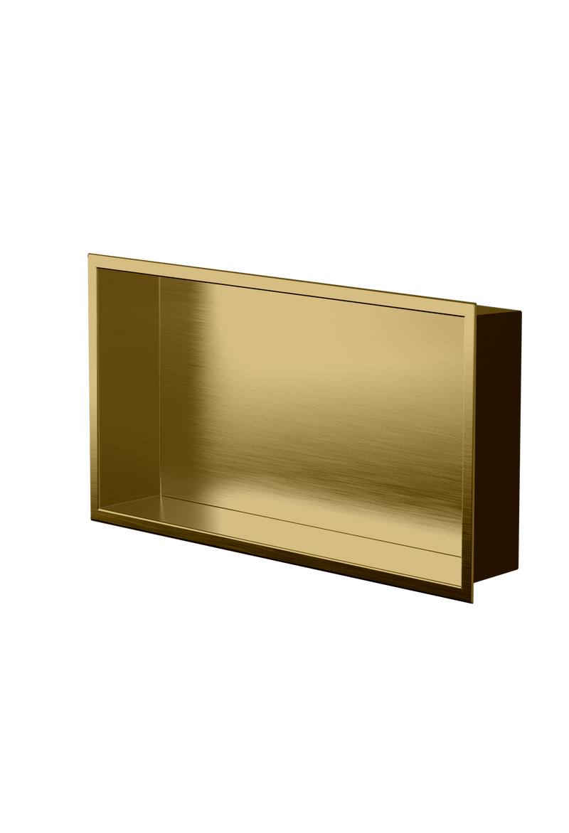 Zvelt Andy Bathroom Wall Niche 12" X 24" Gold PVD Finish - ALC-AND-12X24-GPVD