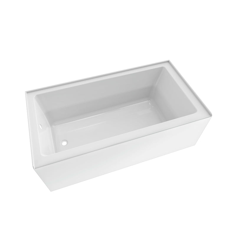 Neptune Entrepreneur Albana 3060 IFS AFR Acrylic Alcove Left-Hand Drain Bathtub in White – 220455-000-001-101