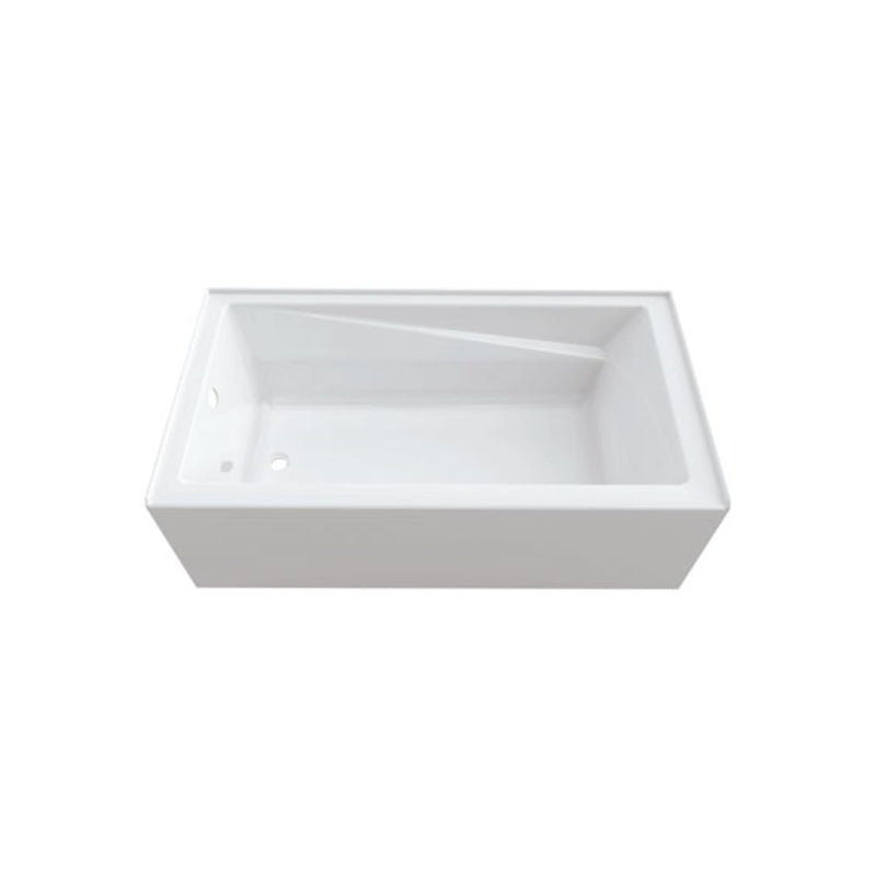 Neptune Entrepreneur Azea 3260 IFS AFR Acrylic Alcove Left-Hand Drain Bathtub in White – 220164-000-001-101