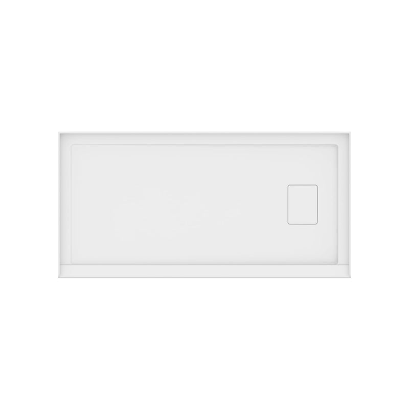 Neptune Rouge 6030 Acrylic Alcove Shower Base in White with Right Drain – 220002-501-001-002