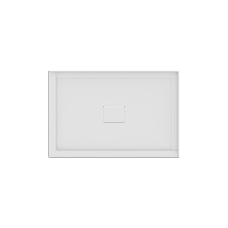 Neptune Rouge 4832 Acrylic Right Corner Shower Base in White with Center Drain – 220004-503-001-000