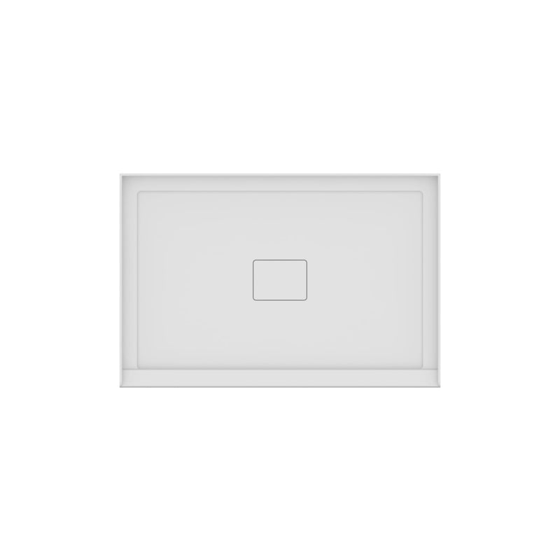 Neptune Rouge 4832 Acrylic Alcove Shower Base in White with Center Drain – 220004-501-001-000