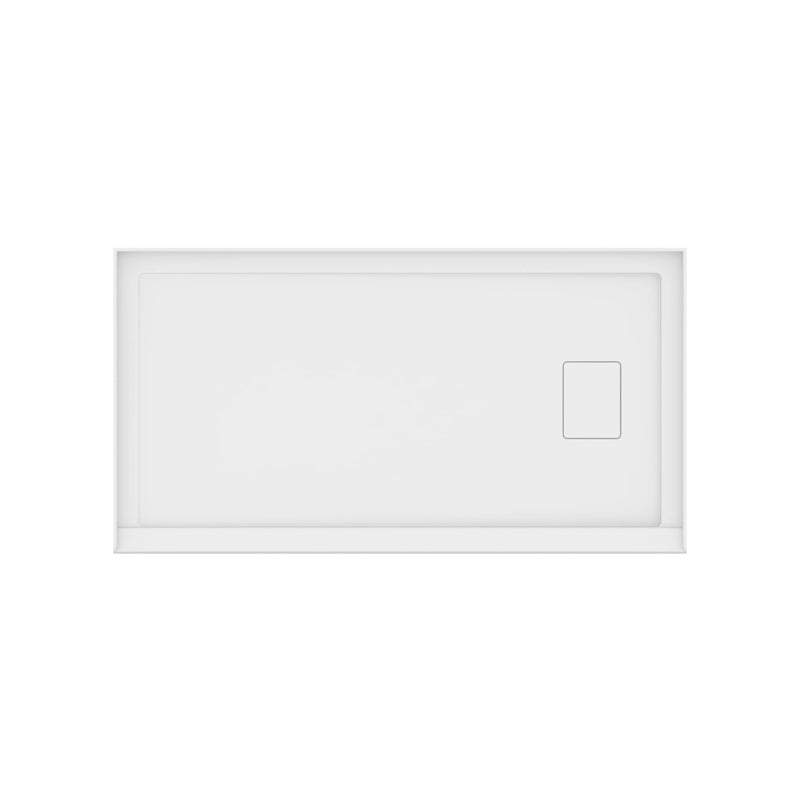 Neptune Rouge 6032 Acrylic Alcove Shower Base in White with Right Drain – 220006-501-001-002