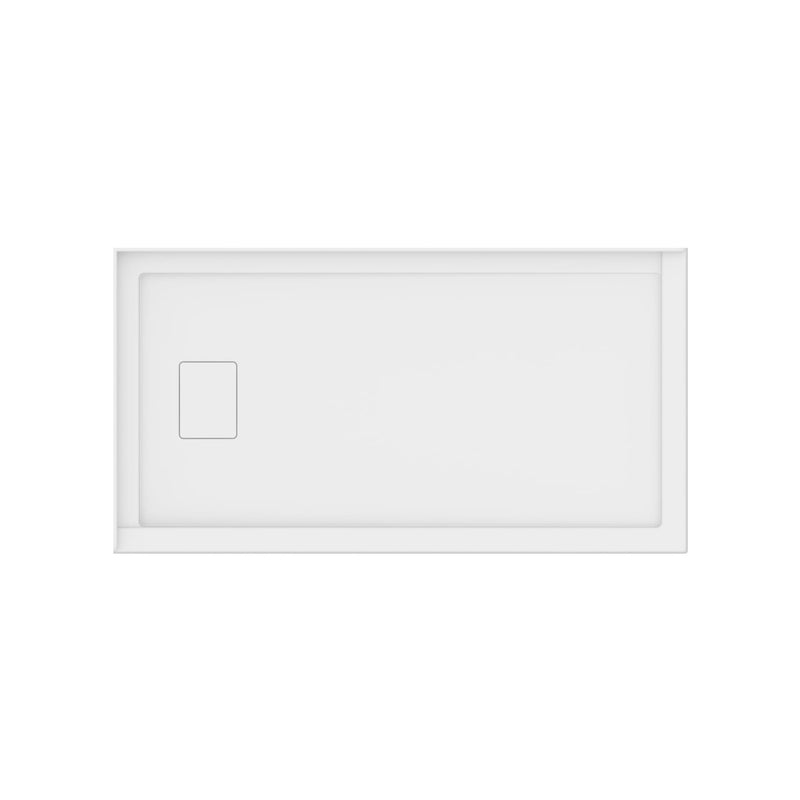 Neptune Rouge 6032 Acrylic Left Corner Shower Base in White with Left Drain – 220006-502-001-001