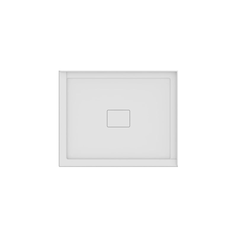 Neptune Rouge 4234 Acrylic Right Corner Shower Base in White with Center Drain – 220008-503-001-000