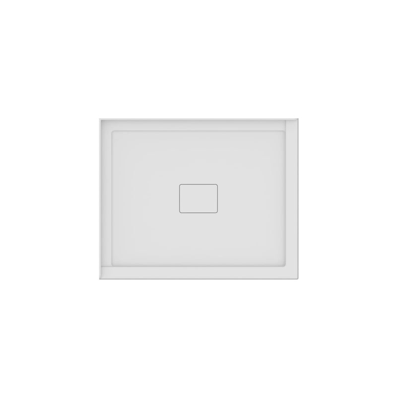 Neptune Rouge 4234 Acrylic Left Corner Shower Base in White with Center Drain – 220008-502-001-000
