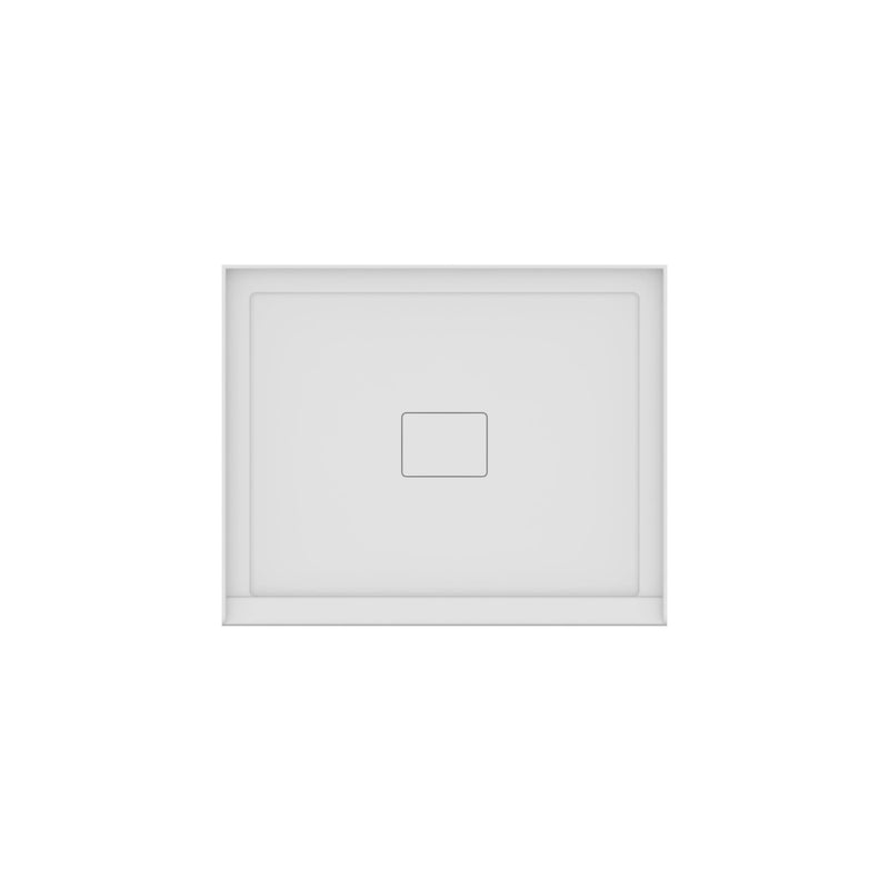 Neptune Rouge 4234 Acrylic Alcove Shower Base in White with Center Drain – 220008-501-001-000