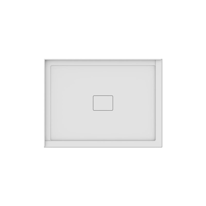 Neptune Rouge 4836 Acrylic Left Corner Shower Base in White with Center Drain – 220012-502-001-000