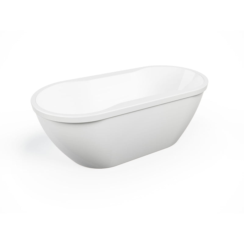 Neptune Berlin F2 3260 AFR Acrylic Freestanding Center Drain Bathtub in White – 220016-000-001-000