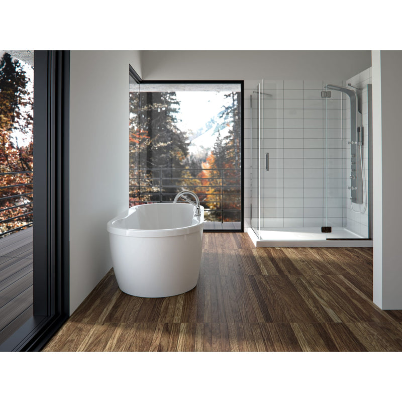 Neptune Berlin F2 3260 AFR Acrylic Freestanding Center Drain Bathtub in White – 220016-000-001-000