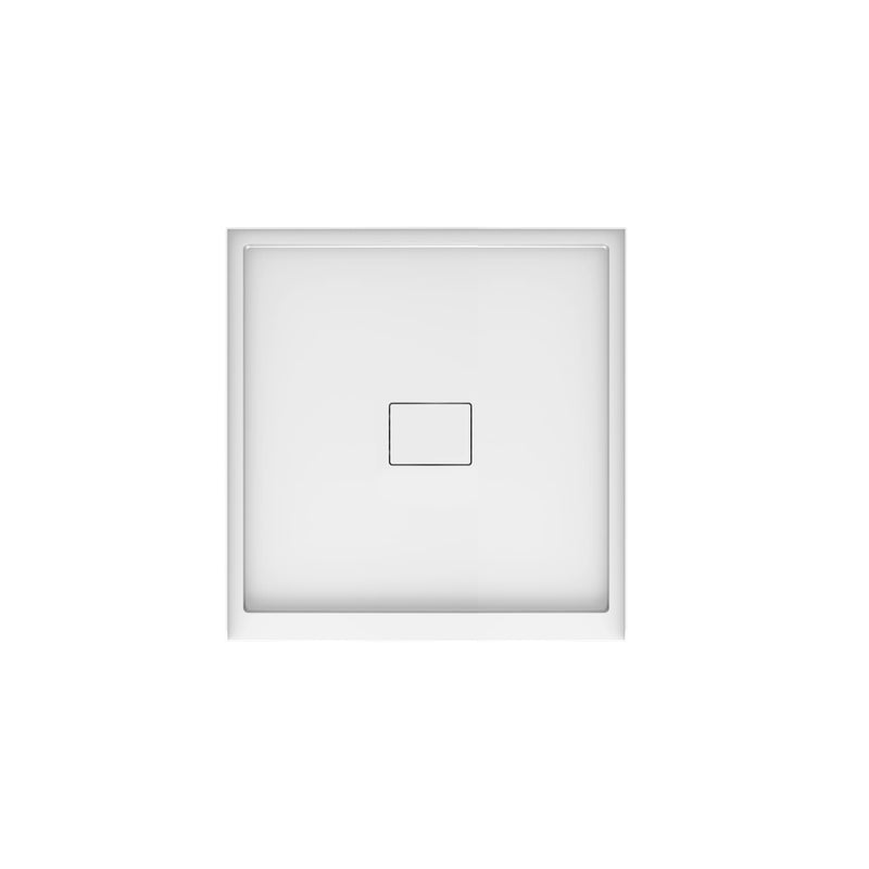 Neptune Cache 3636 Acrylic Alcove Shower Base in White with Center Drain – 220091-501-001-000