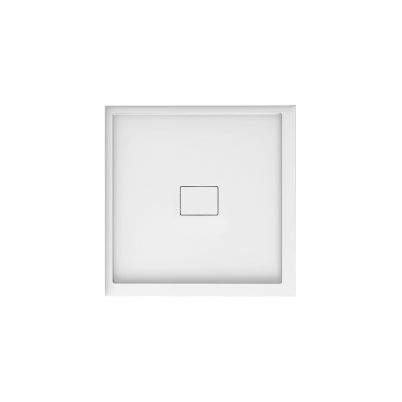 Neptune Cache 3636 Acrylic Right Corner Shower Base in White with Center Drain – 220091-503-001-000