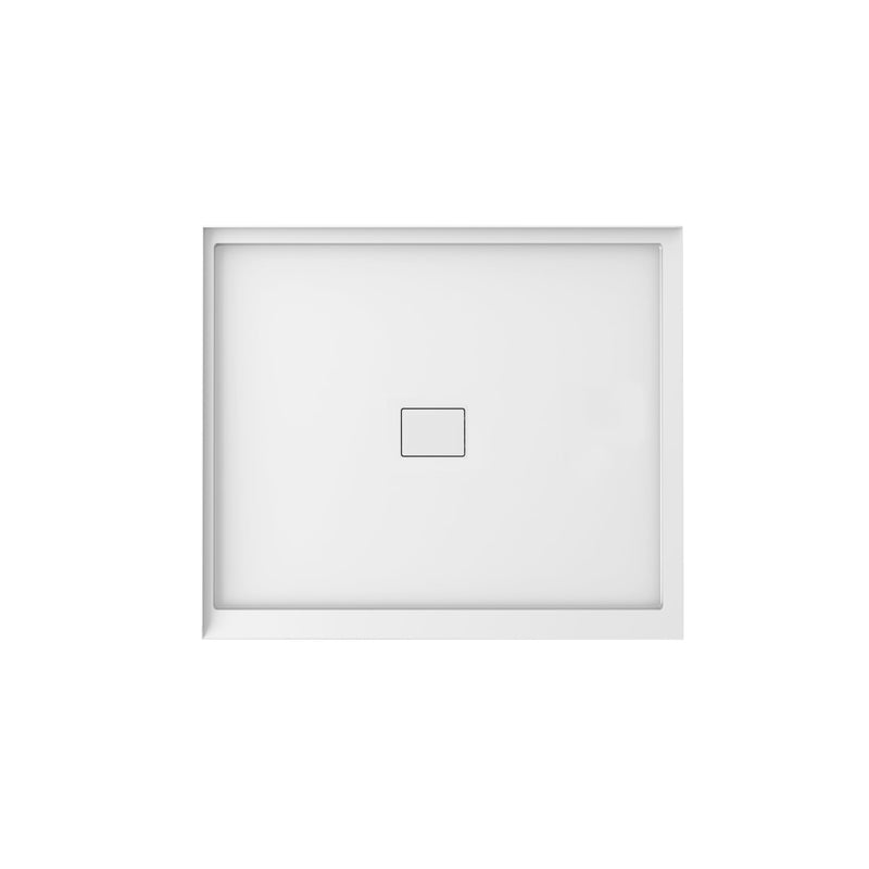 Neptune Cache 3642 Acrylic Left Corner Shower Base in White with Center Drain – 220094-502-001-000