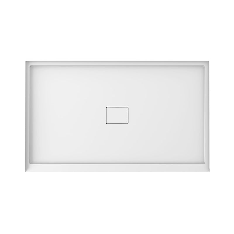 Neptune Cache 3660 Acrylic Alcove Shower Base in White with Center Drain – 220093-501-001-000