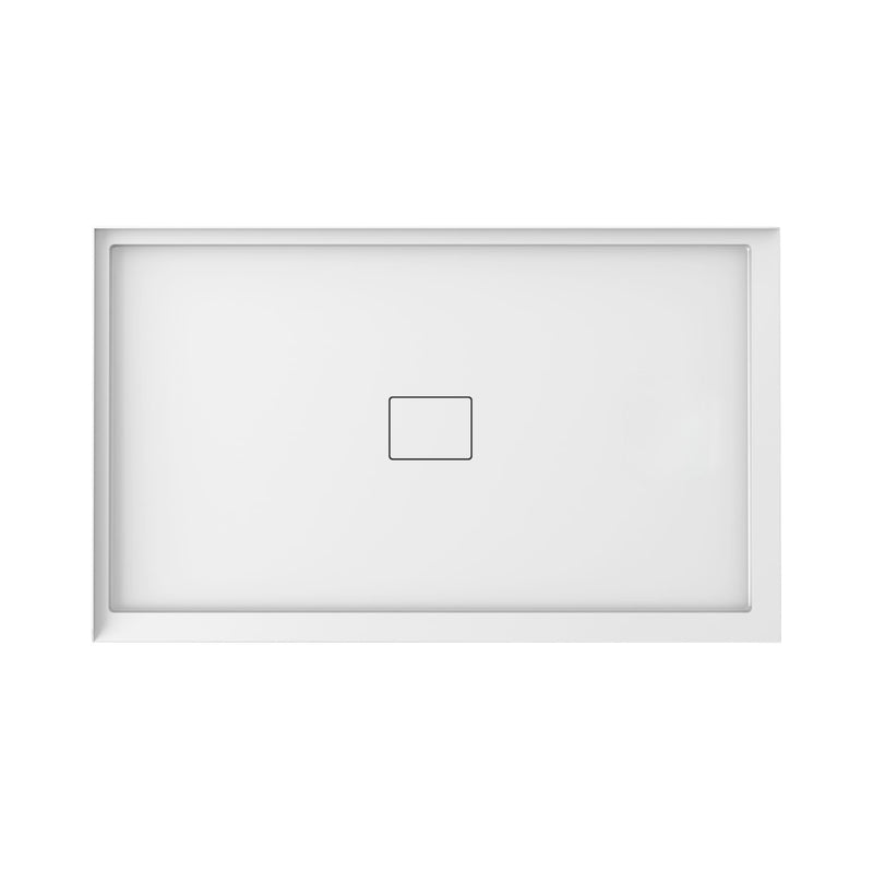 Neptune Cache 3660 Acrylic Left Corner Shower Base in White with Centre Drain – 220093-502-001-000