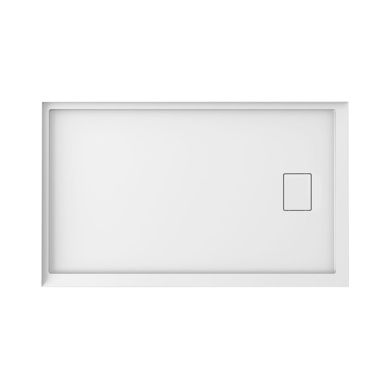 Neptune Cache 3260 Acrylic Left Corner Shower Base in White with Left Drain – 220090-502-001-001