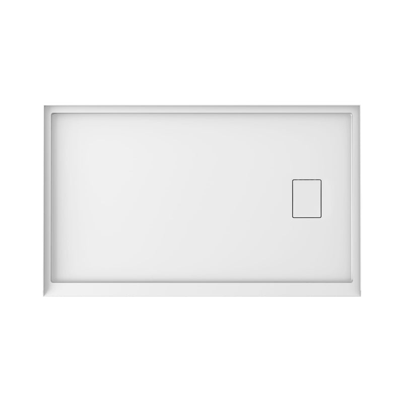 Neptune Cache 3660 Acrylic Alcove Shower Base in White with Right Drain – 220093-501-001-002
