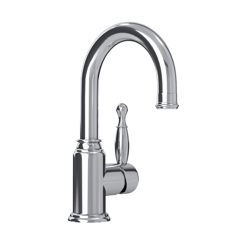 Rubi Qabil Single Hole Lav. Faucet With Push Drain Chrome - RAR11MQCC
