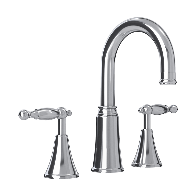 Rubi Qabil Widespread Lav. Faucet With Push Drain Chrome - RAR18QCC
